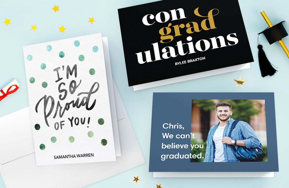Print Custom Graduation Congratulations Cards With Photos At Snapfish