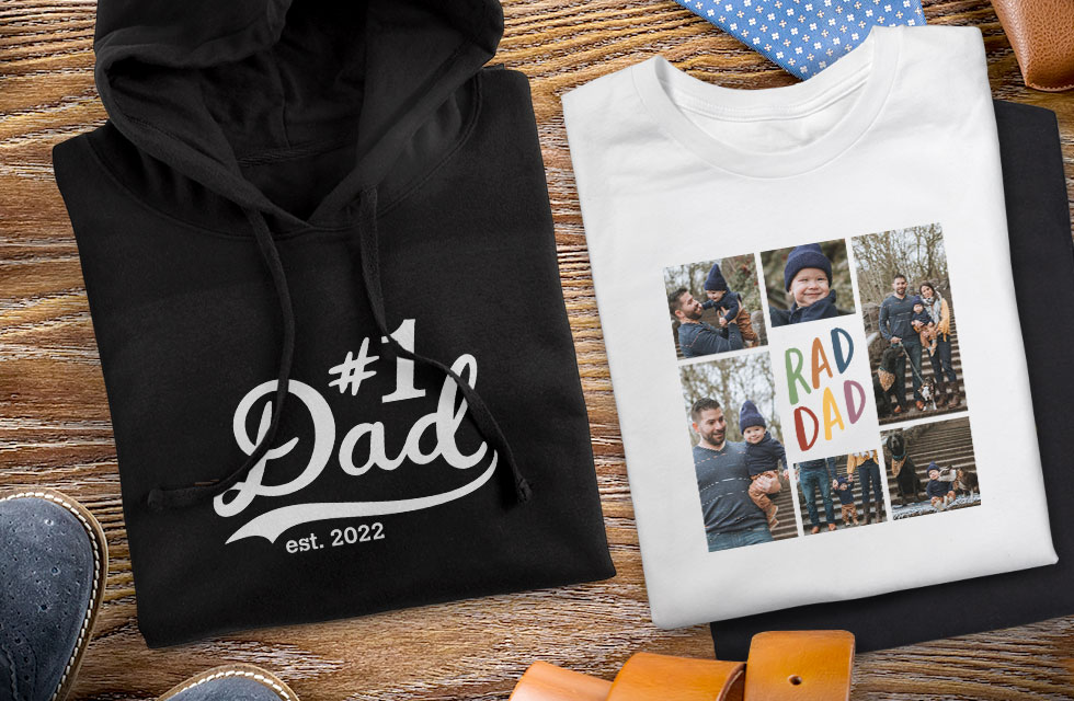 Black Hooded Sweatshirt and white short leaves tee