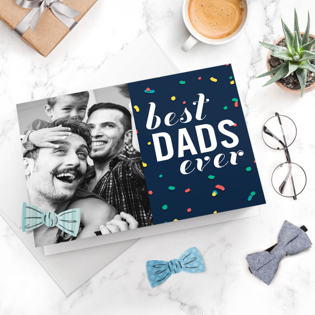 Best dad ever folded card