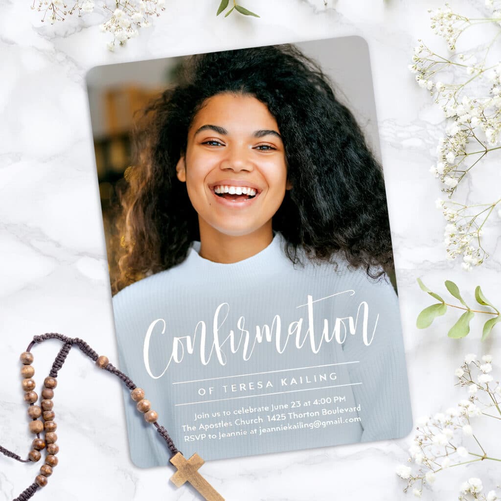 Custom Confirmation Card Designs