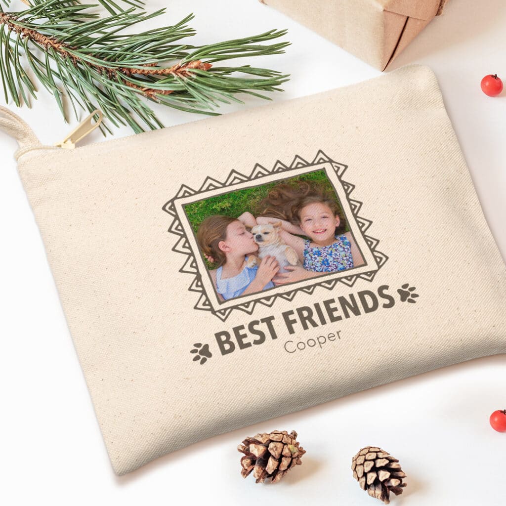 Zippered Canvas Pouch