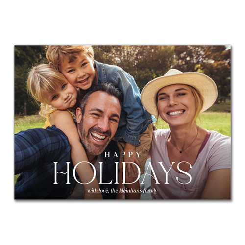 custom holiday card