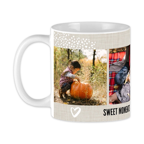 fall-themed photo mug